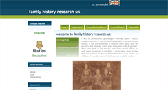 Desktop Screenshot of familyhistory-uk.net